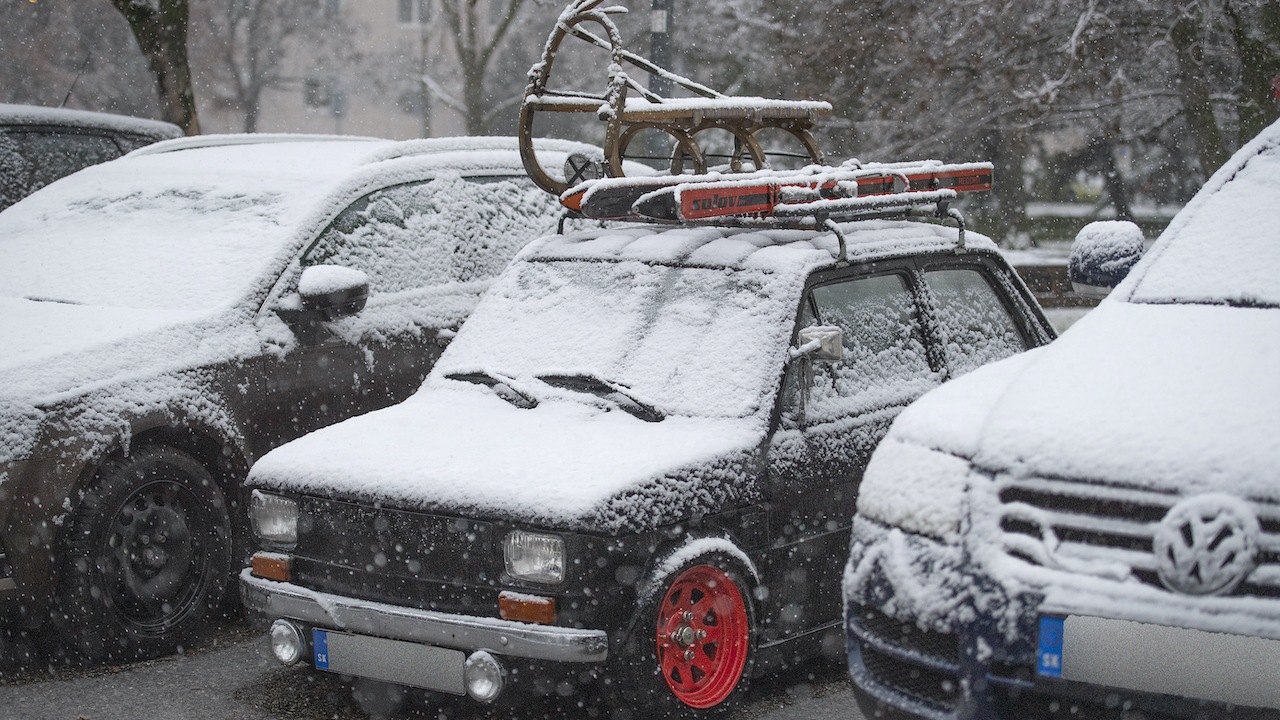 bratislava sneh sneženie kalamita