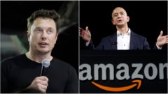 elon musk, jeff bezos, miliardári
