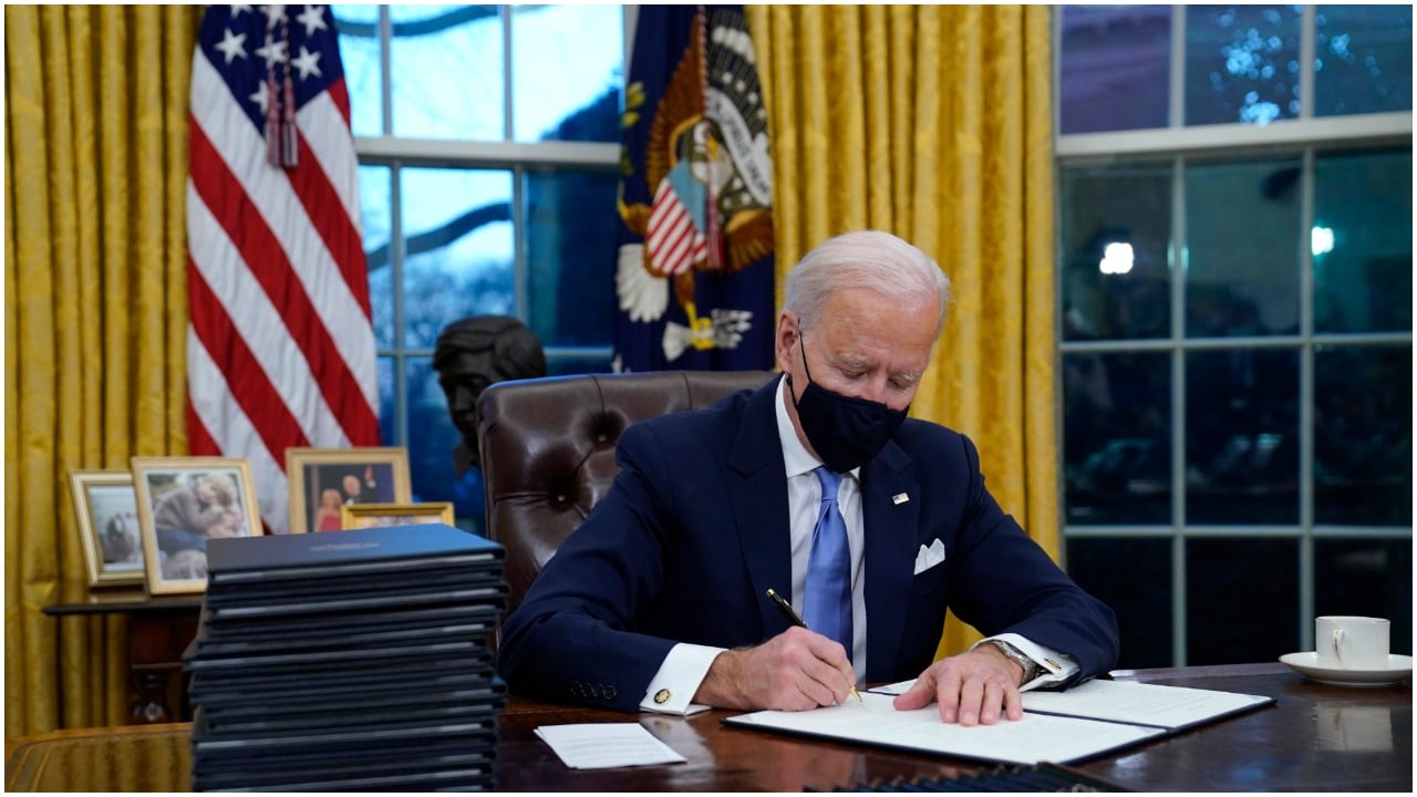 Biden Ovalná pracovňa