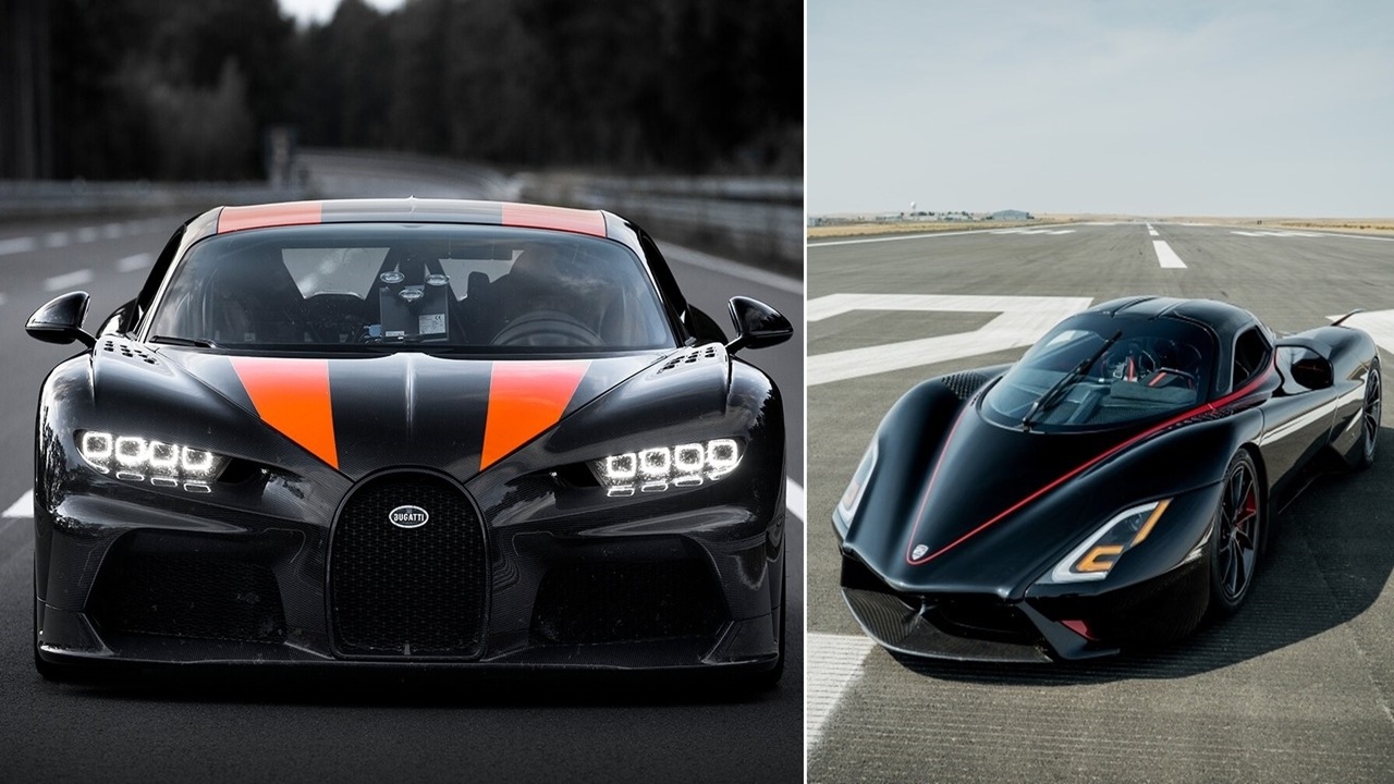 Bugatti Chiron a SSC Tuatara