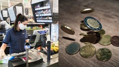 lidl, mince, peniaze