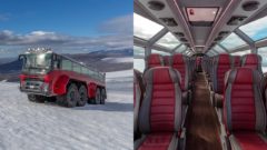 autobus island ľadovce