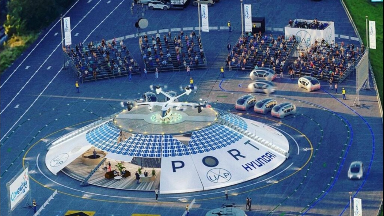 automobil Británia dron auto