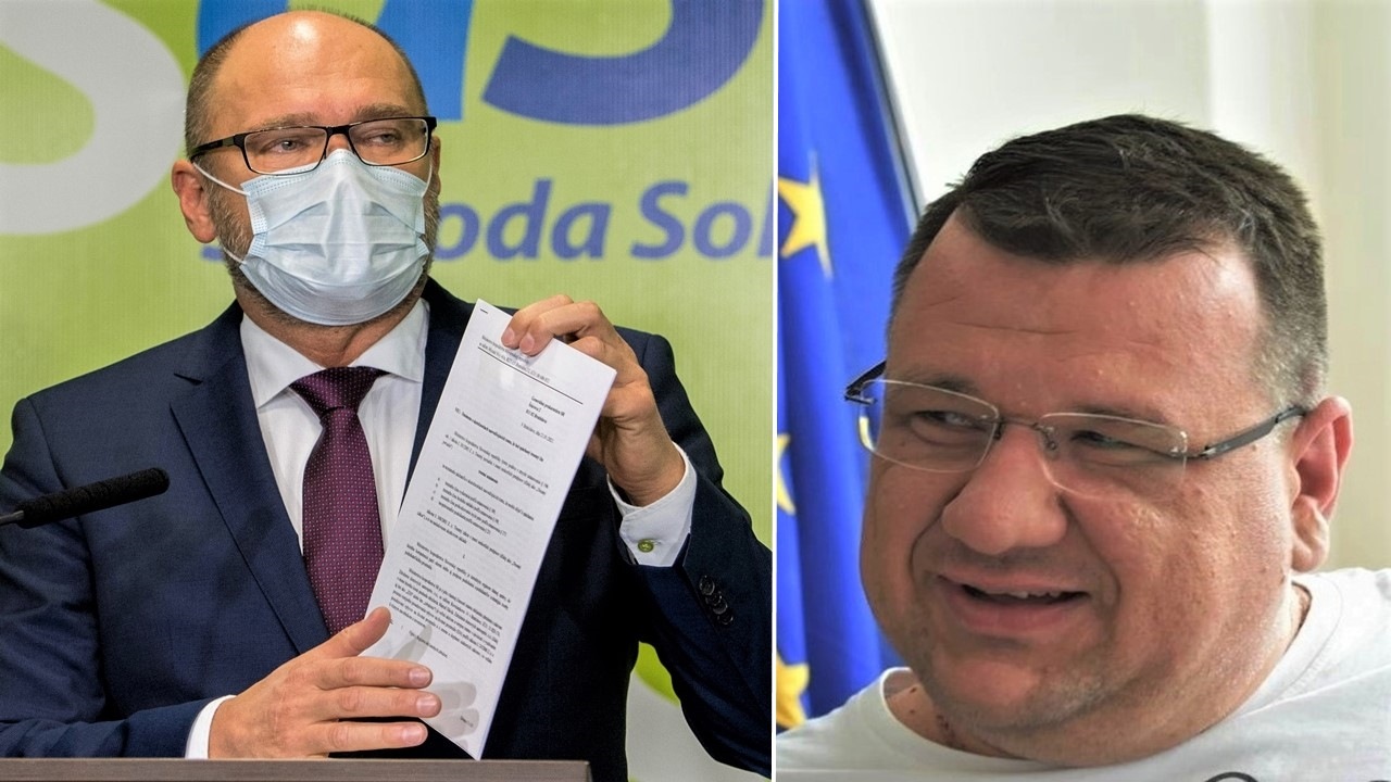 Richard Sulík a Marcel Slávik