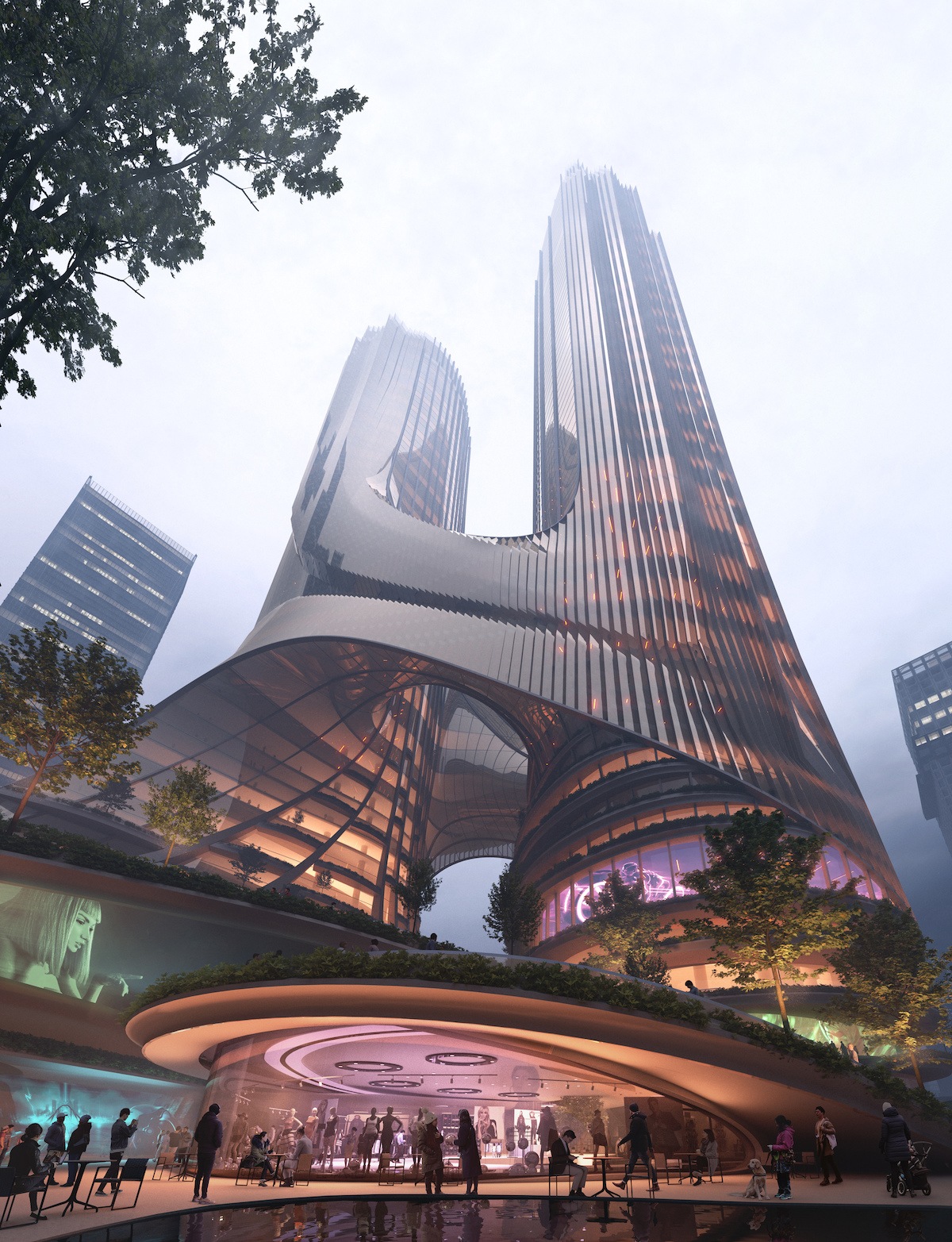 Zaha Hadid Architects, architektúra, hong kong, čína