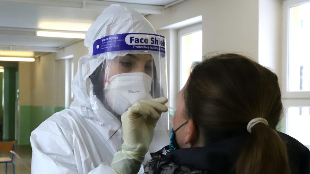 koronavírus testovanie