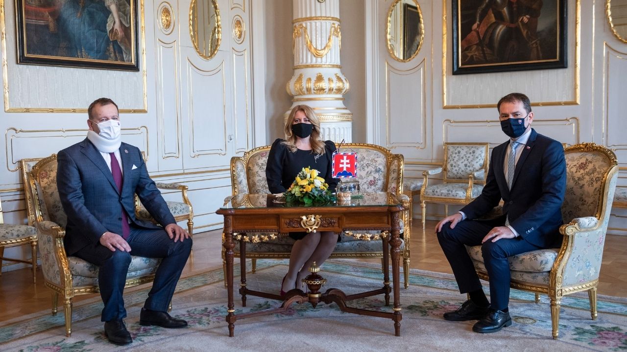 Čaputová, Kollár, Matovič