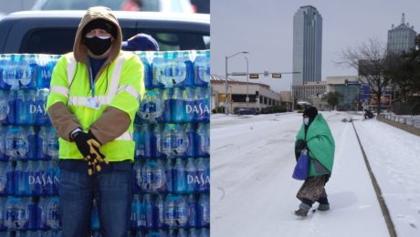 Texas zima kríza zahraničie