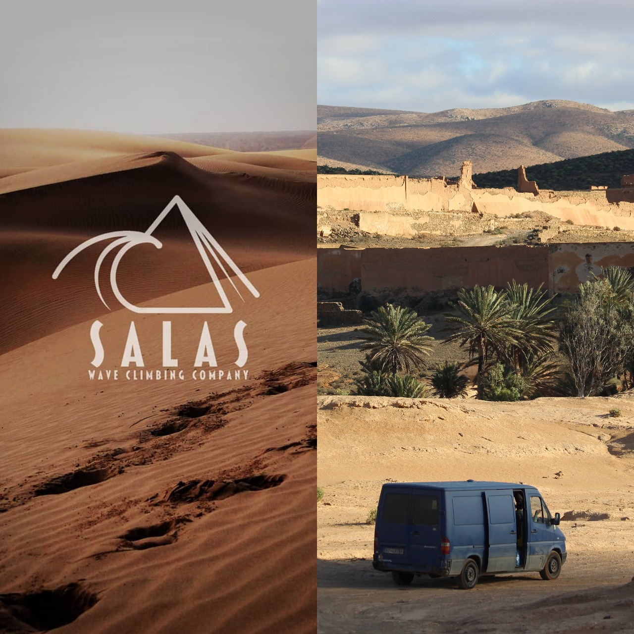 Salas waveclimbing company Maroko karavan