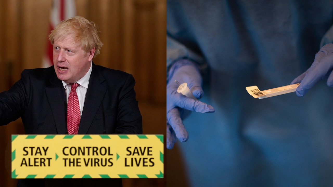 Británie, Johnson, covid