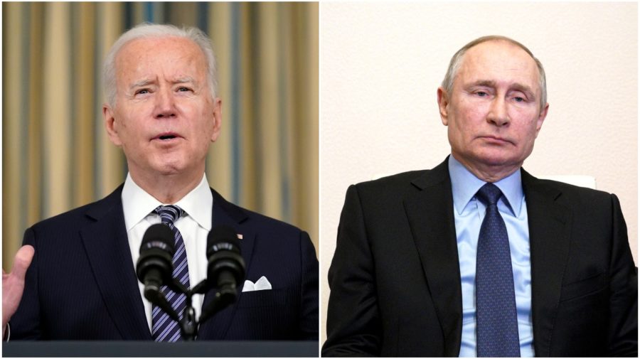 Joe Biden, prezident USA a Vladimir Putin, prezident Ruska
