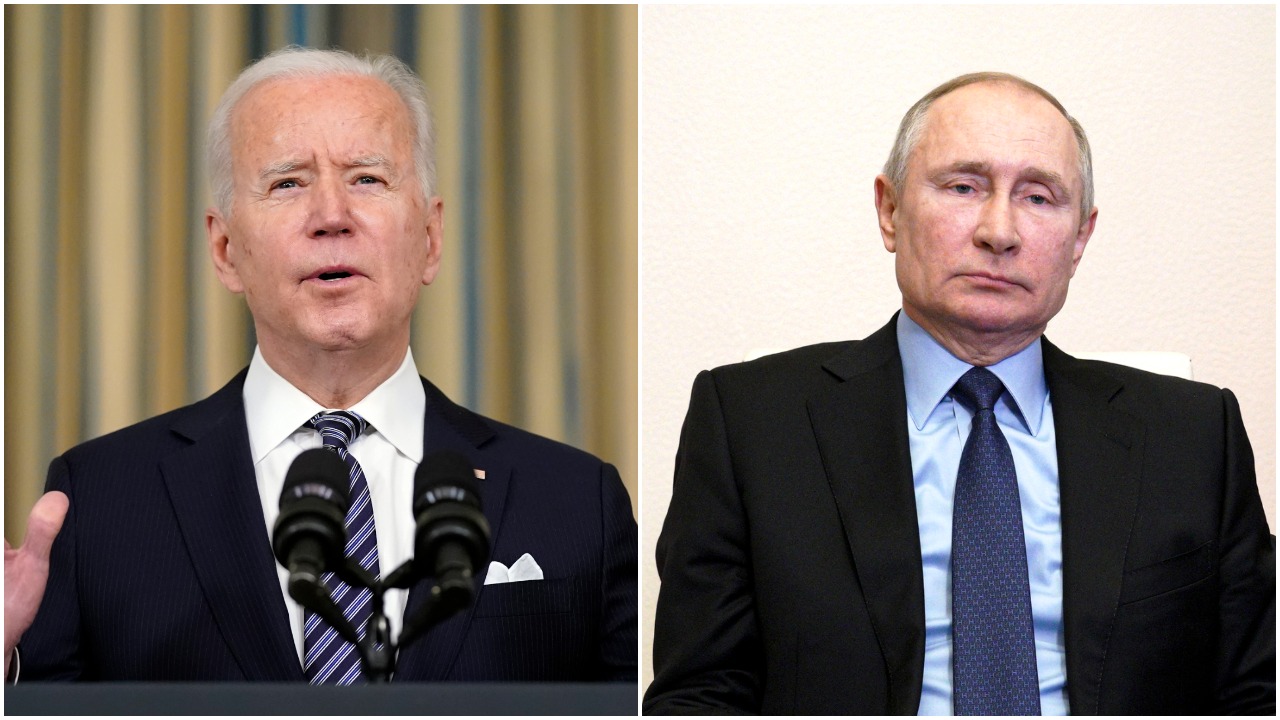 Joe Biden, prezident USA a Vladimir Putin, prezident Ruska