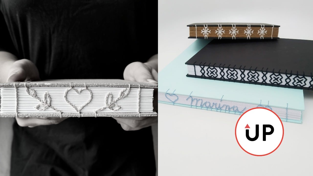 knihy ručná práca koptská väzba handmade diár fotoalbum