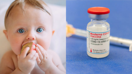 Moderna, dieťa
