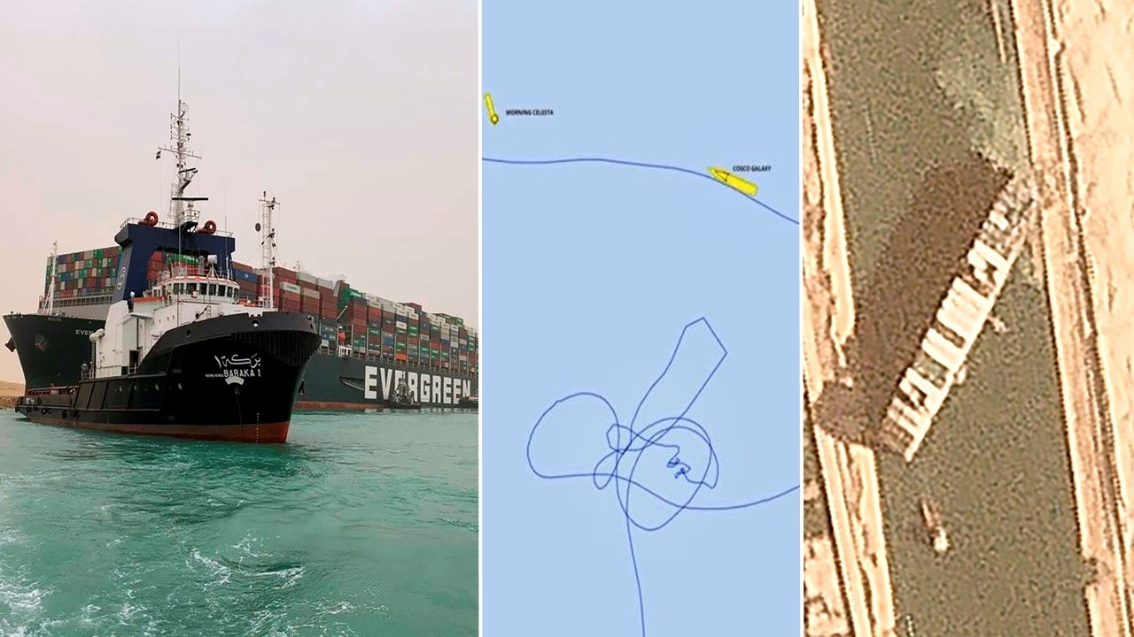 Zablokovanie Suezského prieplavu