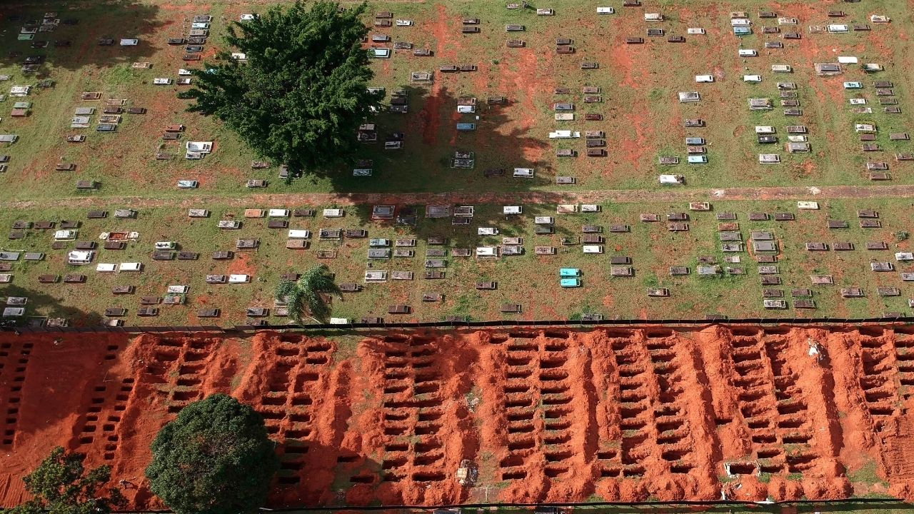 Brazília, provizórny cintorín