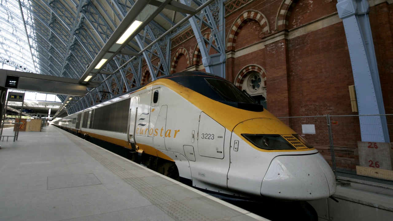 Eurostar vlak cestovanie Londýn Európa