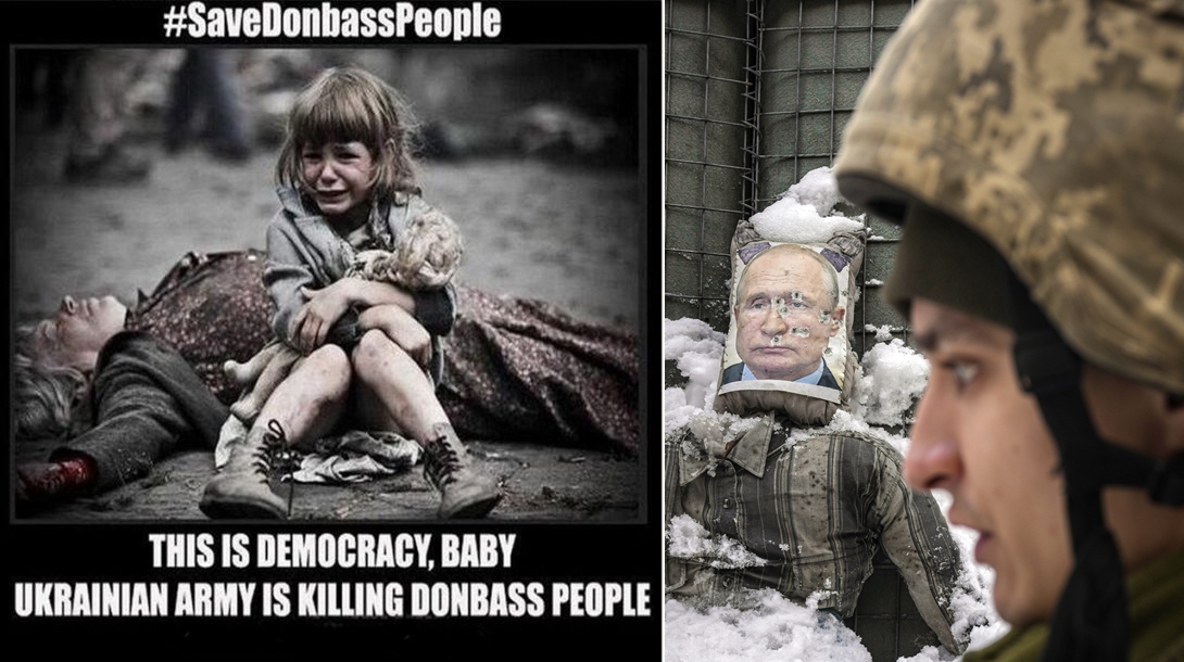 propaganda Rusko Ukrajina