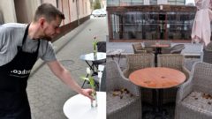 Otváranie terás reštaurácie