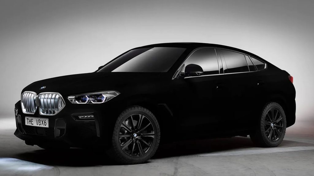 BMW X6 Vantablack