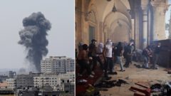 Rakety, stovky zranených