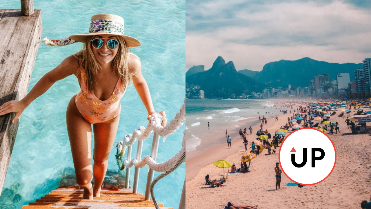 pláž dievča žena dovolenka cestovanie