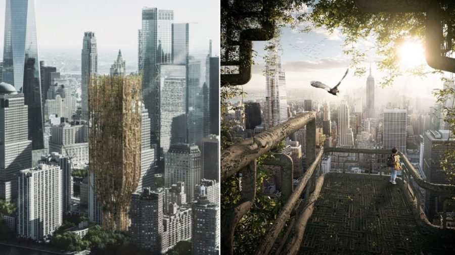 Living Skyscraper For New York City/eVolo