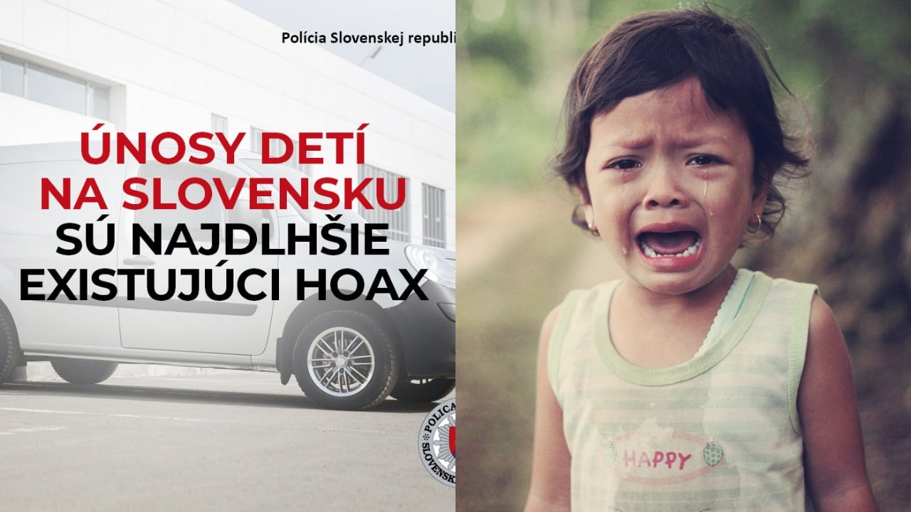 biela dodávka, hoax, plačúce dieťa