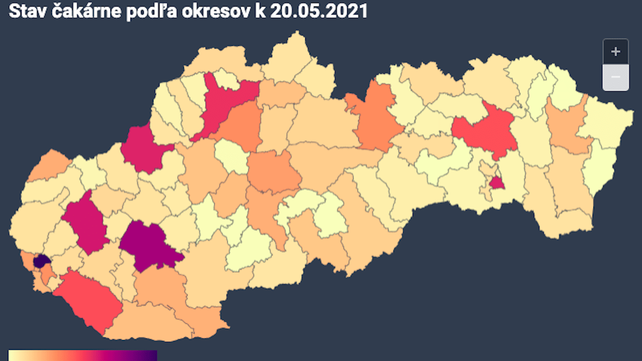 očkovanie mapa