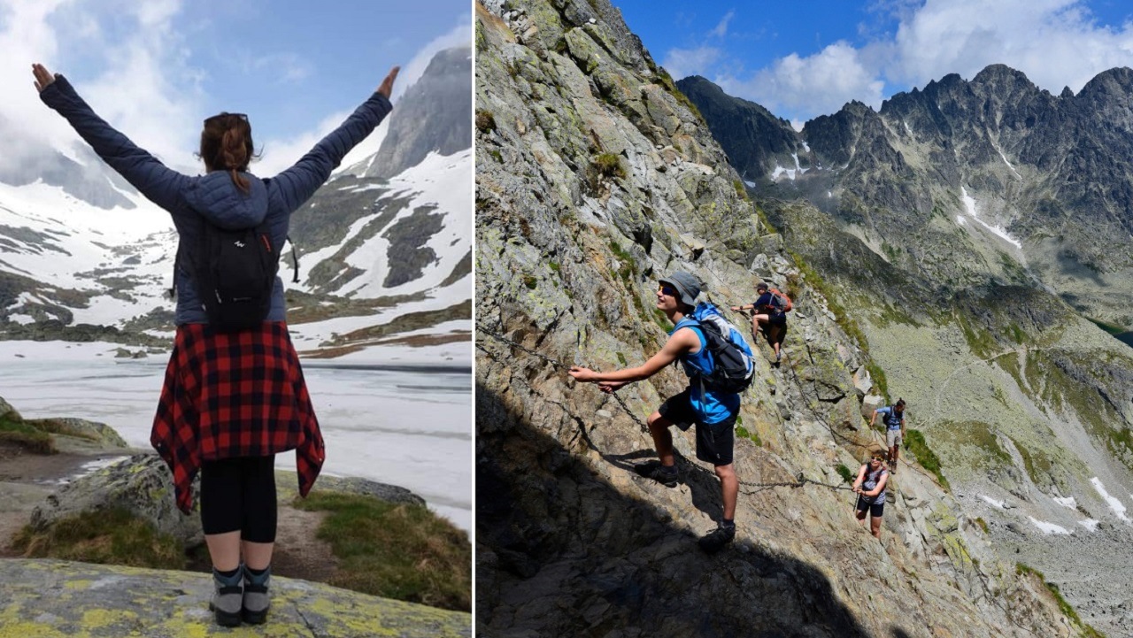 malá studená dolina, priečne sedlo