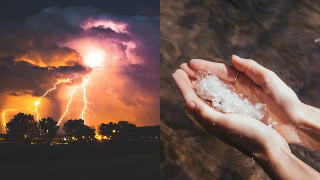 búrka, krúpy, počasie