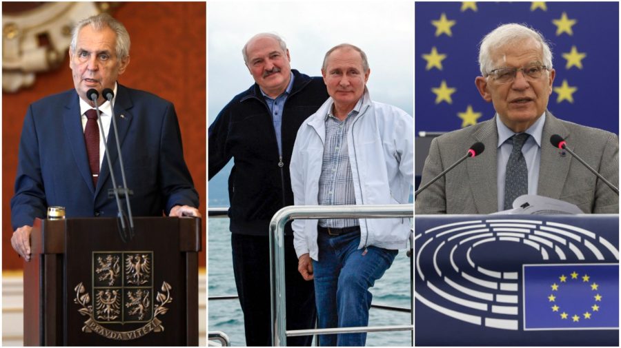 Miloš, Putin, Lukašenko, Borrell