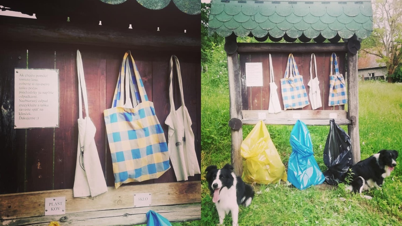 tašky recyklácia príroda