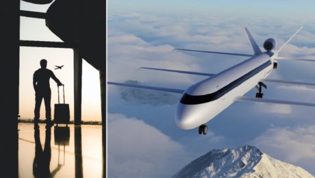 Futuristické lietadlo so