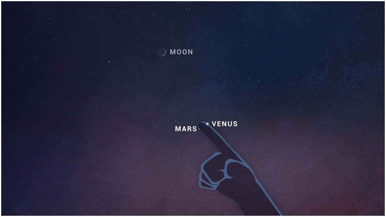 NASA Mars, Venuša, Mesiac