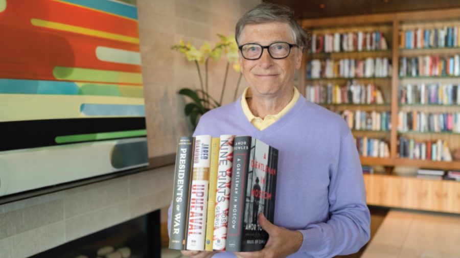 Bill Gates čítanie leto