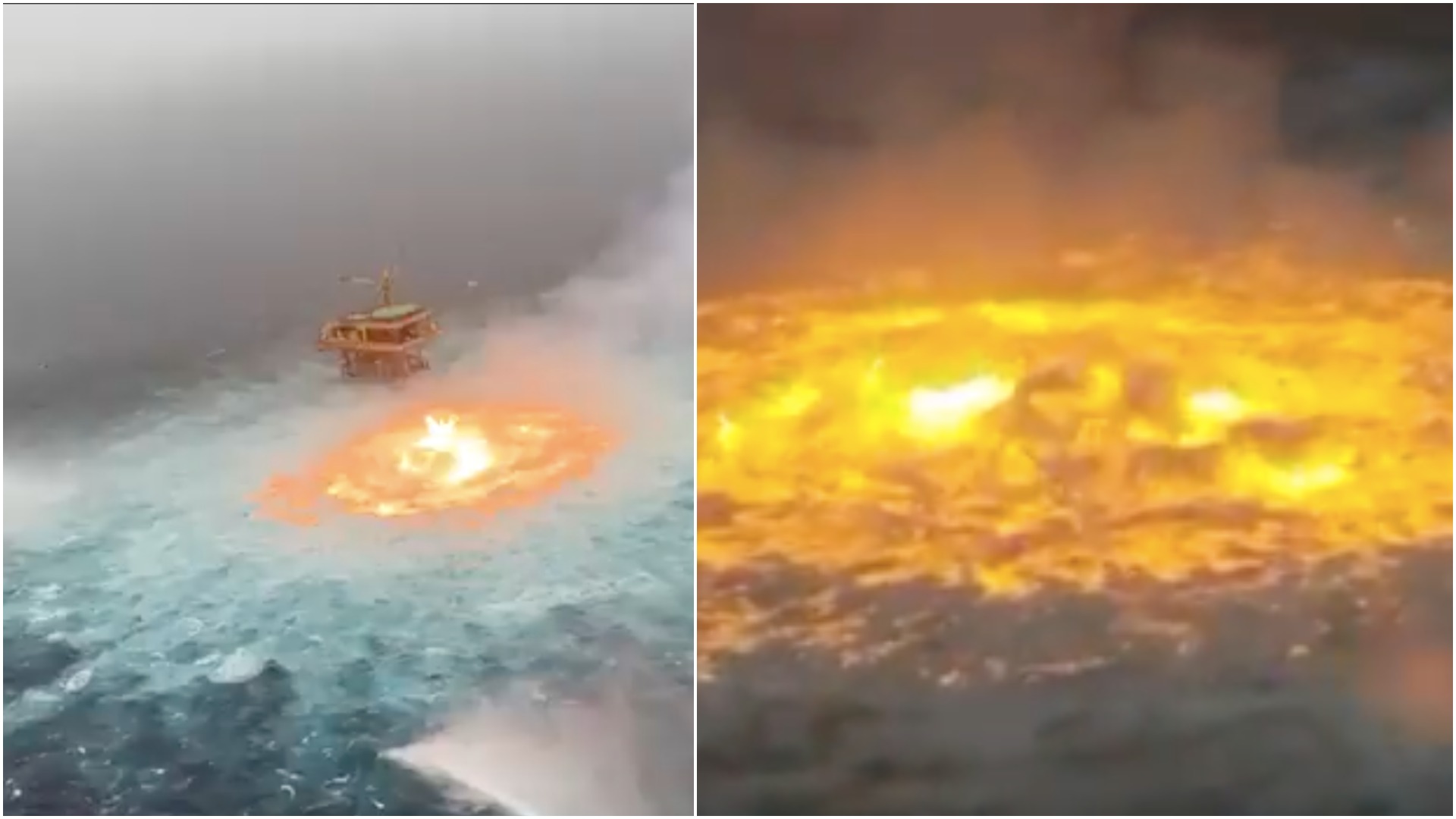 mexický záliv požiar