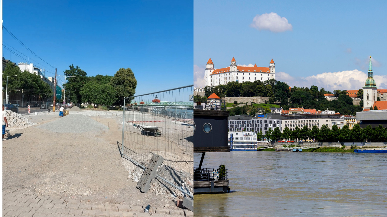 Bratislava, Prior, Propeller, dlažba