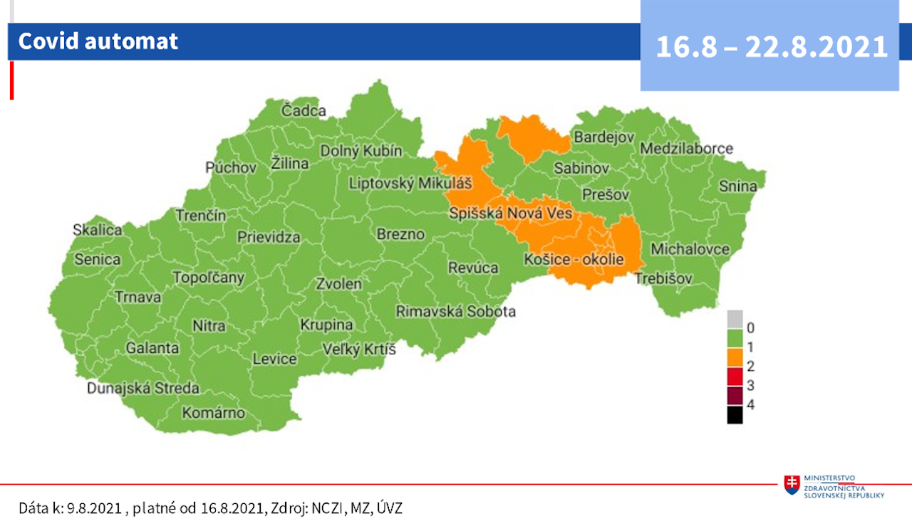 covid automat 16. august