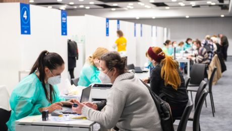 Očkovanie na štadióne