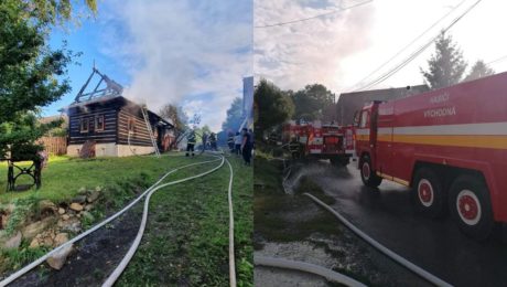 Slovensko Litpov požiar drevenica