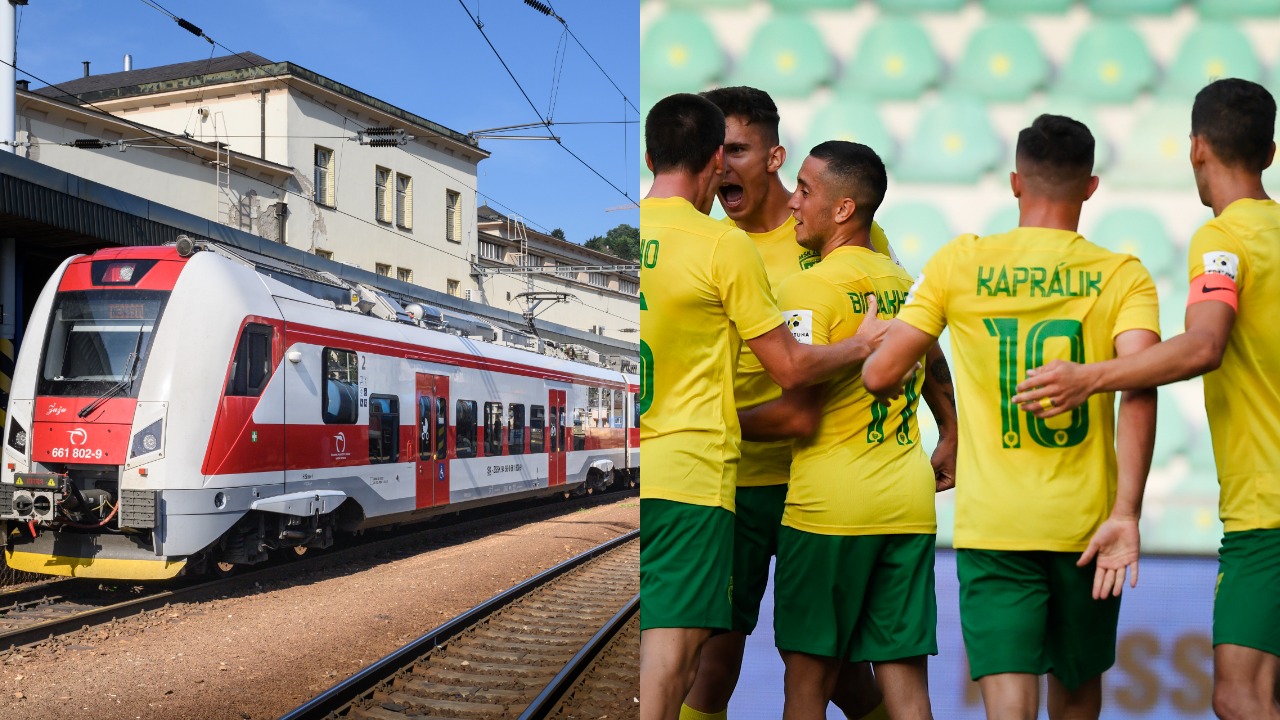 MŠK Žilina išla na zápas Vlakom