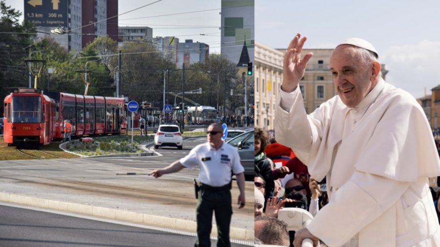 Obmedzená doprava pápež