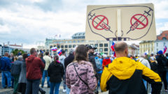 bratislava protest antivax