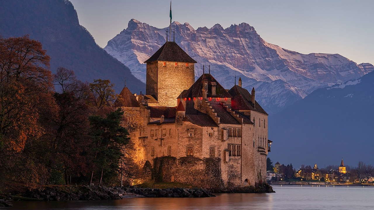 Chillon Ženevské jazero