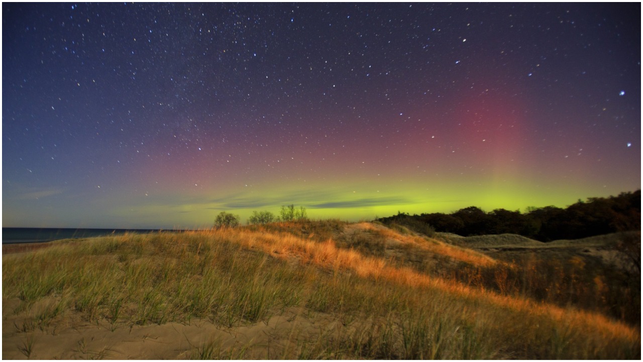 Polárna žiara (aurora borealis)