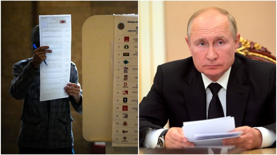 Putin voľby do dumy