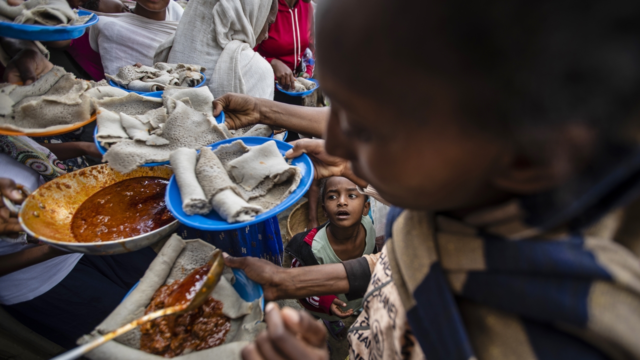 hlad hladomor Etiópia Afrika