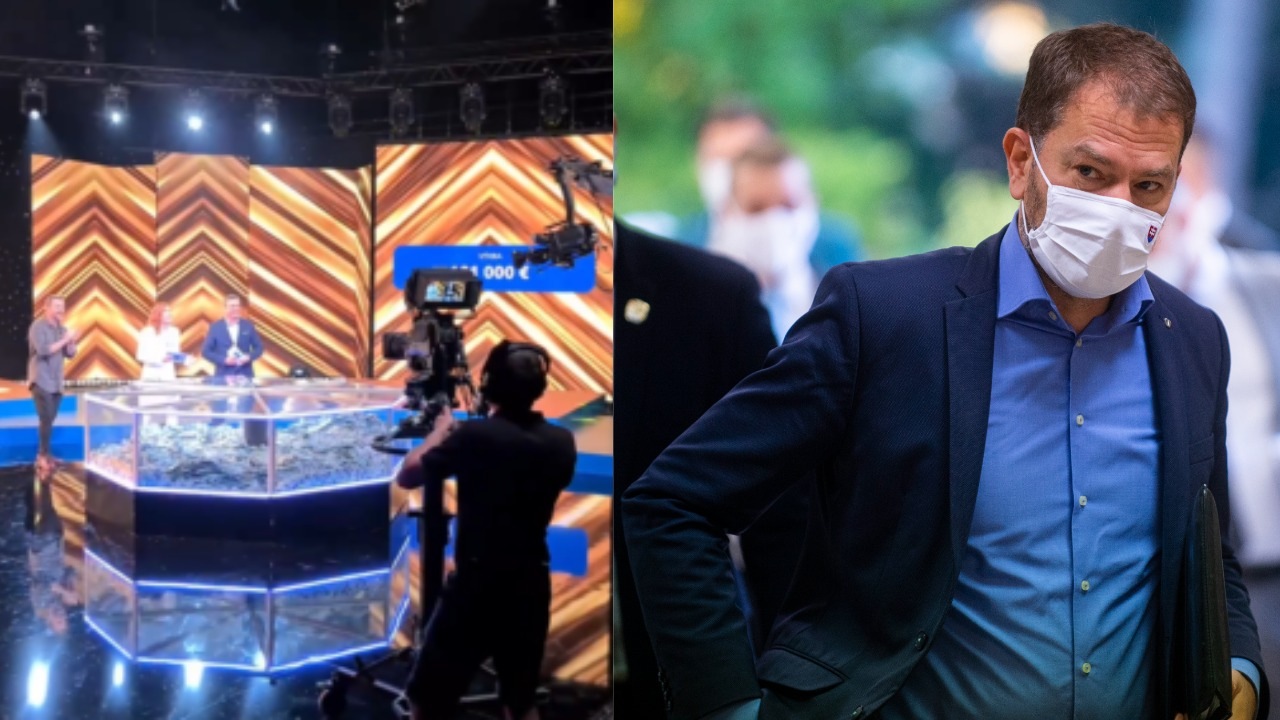Očkovacia lotéria/Byť zdravý je výhra. Na snímke a snímke minister financií SR Igor Matovič (OĽaNO).