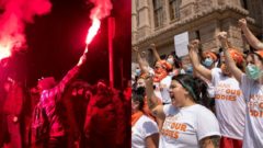 Texas, Varšava, protest, potraty